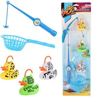 Toi-Toys Angelspiel Spielzeug Ente fangen mit Angel und Netz-2