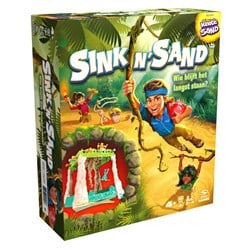 Spin Master Brettspiel Sink N' Sand mit Kinetic Sand - Treibsand Spiel