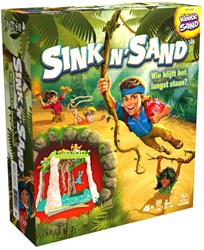Spin Master Brettspiel Sink N' Sand mit Kinetic Sand - Treibsand Spiel