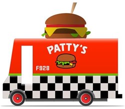 Candylab Candycar Bus Patty's Hamburger Wagen Holzspielzeugauto