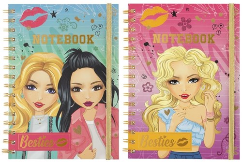 Besties Notizbuch A5 für Kinder - 50 Seiten - buntes Papier-2