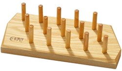 Choroi Flötenständer Holz Musikinstrumentenständer für 15 Flöten
