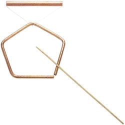 Choroi Musikinstrument Pentangelset Bronze gehämmert klein Set