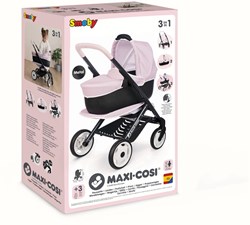 Maxi Cosi 3 in 1 Puppenwagen rosa Spielzeug Kinderwagen