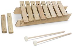 Auris Xylophon diatonisches Holzmusikinstrument 8+2 Töne f# + Hb