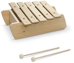 Auris Holz Baby Marimba Musikinstrument d-e-g-a-h pädagogisches Spielzeug