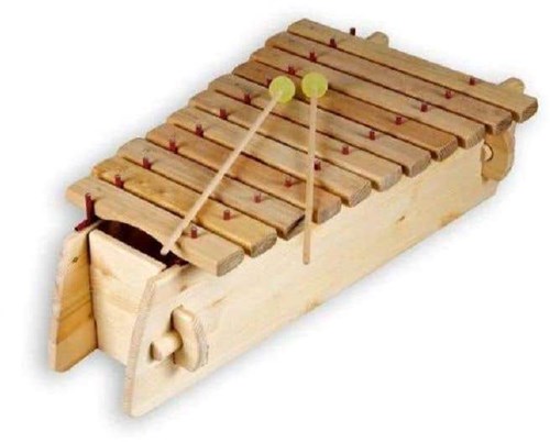 Auris Musikinstrument Marimba Variotone Holz-Xylophon Lernspielzeug