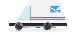 Candylab Holzspielzeugauto - Candycar World Mail Van 2.0 mehrfarbig