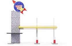 Candylab Spielzeug - Rocket Fuel Station Holz-Tankstelle für Kinder