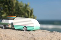 Candylab Holzspielzeugauto Mojave Camper Teal - Americana Kollektion-3