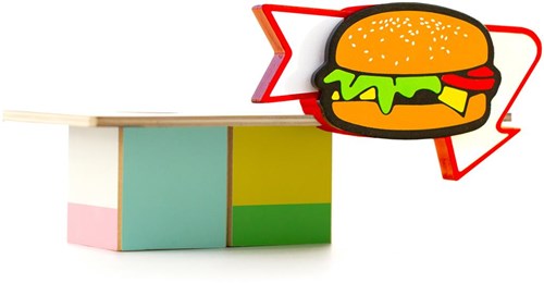 Candylab Holzspielzeug Burger Shack - Candycar Welt Imbissbude-2