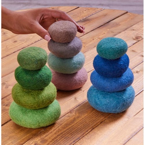 Cosy Felt Stacking Boulders - 55427