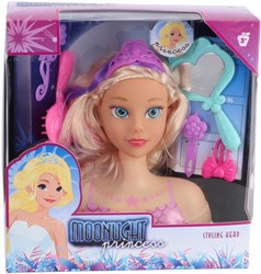 Moonlight Frisierkopf Meerjungfrau Prinzessin 18 cm mit Zubehör Spielzeug