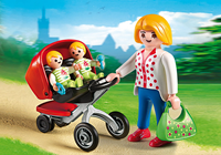 Playmobil City Life Kinderwagen - Zwillingspuppenwagen 5573 Spielzeug-3
