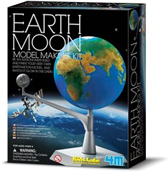 4M KidzLabs Weltraum Bausatz - Erde-Mond Modell Spielzeug