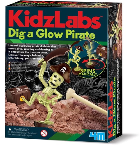 4M Ausgrabungsset Piraten Spielzeug leuchtendes Abenteuer
