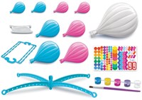 4M Bemalen Sie Ihre eigenen mobilen Heißluftballons-3
