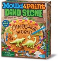 4M Dino-Stein gießen und bemalen