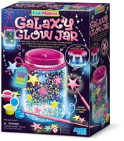 4M KidzLabs Spielzeug Set Galaxy Glow Jar leuchtendes Glas