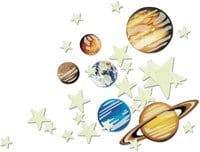 4 m Glow in The Dark Planeten und Nova Sterne 20 Stück-2