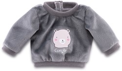 Corolle Puppenkleidung Sweatshirt Bär für Babypuppe 36cm - weiches Velours
