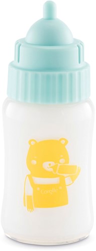 Corolle 9000141030 Mon Grand Poupon Milchflasche mit Sound / Milchflasche mit verschwindender Milch / 3 Baby Sounds / 13cm / Für Kinder ab 3 Jahren geeignet