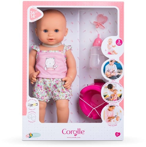Corolle Mon Grand Poupon Drink- en Plaspop - Emma, 36cm