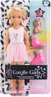 Corolle Modepuppe Ballerina Valentine mit Zubehör und Hund Tutu