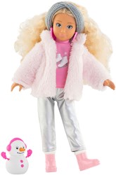 Corolle Puppe Valentine Wintermode - Modepuppe mit Zubehör und Winteroutfit
