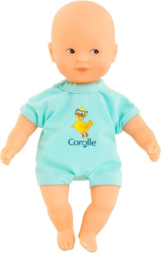 Corolle Babypuppe Blau - Mini Badepuppe 20cm für Kinder