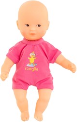 Corolle Babypuppe Badespielzeug rosa 20cm - Mini Bain Puppe für Wasserspaß