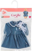 Corolle Babypuppen Kleid blau - Puppenkleidung 30cm - Week-end à Paris
