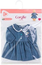 Corolle Puppenkleid blau für Babypuppe 36cm - Spielzeug Kleidung