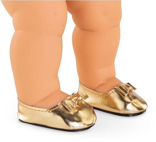 Corolle Babypuppe goldene Ballerina Schuhe - Puppenzubehör 36cm-3