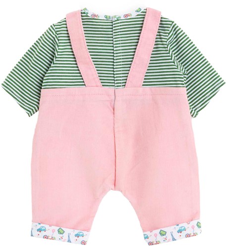 Corolle Puppenkleidung Babypuppe 42cm - T-Shirt und Overall - bunte Outfit-3