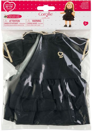 Corolle Puppenkleid schwarz - Babypuppe Kleidung 36cm Zubehör