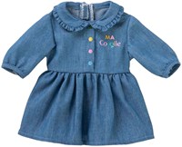 Corolle Babypuppe Jeanskleid - Puppenkleidung 36cm Denim Outfit