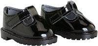 Corolle Puppen schwarze lackierte Babyschuhe 36cm Zubehör
