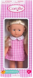 Corolle Babypuppe Mini Corolline Rosy mit rosa kariertem Kleid
