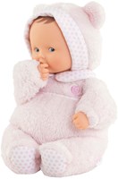 Corolle Babypuppe Plüsch Babybär 28cm - Weiche Kuschelpuppe Rosa-3