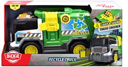 Dickie recyclewagen Spielzeug LKW mit Licht und Sound für Kinder
