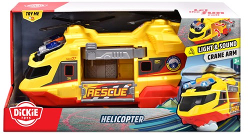 Dickie Helikopter Spielzeug mit Licht und Sound - Blau - Kinder