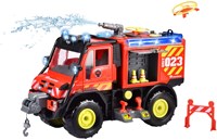 Dickie Feuerwehrfahrzeug Unimog U530 mit Fernsteuerung und Wasserspritze-2