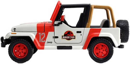 Jada Die-Cast Jurassic World 1992 Jeep Wrangler 1:24-3