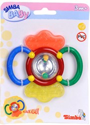 Simba Baby Rassel Activity Spielzeug mit Spiegel und Beißringen
