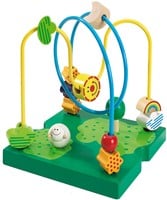Eichhorn Holzspielbox Motorikwürfel Lernspielzeug Kralenschleife-2