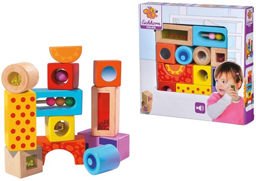 Eichhorn Bauklötze mit Geräusch - Holzspielzeug für Kinder ab 1 Jahr-3
