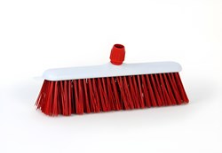 Luva Straßenbesen Kunststoff 30 cm rot - robuster Kinderbesen für draußen