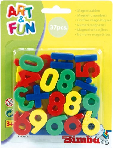 Simba Lernspielzeug Magnet Zahlen 37-teilig bunt