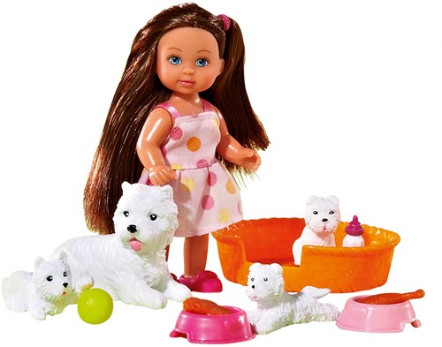 Planet Happy Puppe Evi Tierfreunde Spielfigur mit Zubehör-3
